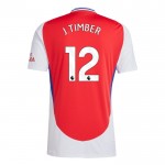 Günstige Fußballtrikots Arsenal J. Timber 12 Heimtrikot 2024-25 Kurzarm